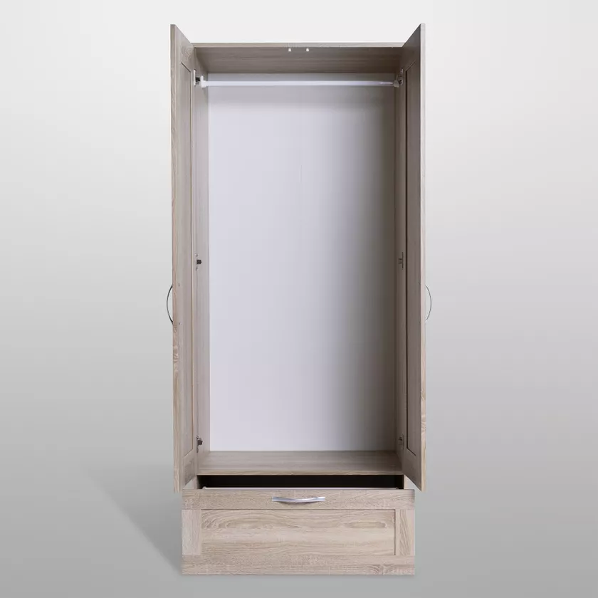 Шкаф Сириус, 2 двери и 1 ящик, дуб сонома в Екатеринбурге - gold-germes.ru | фото 3