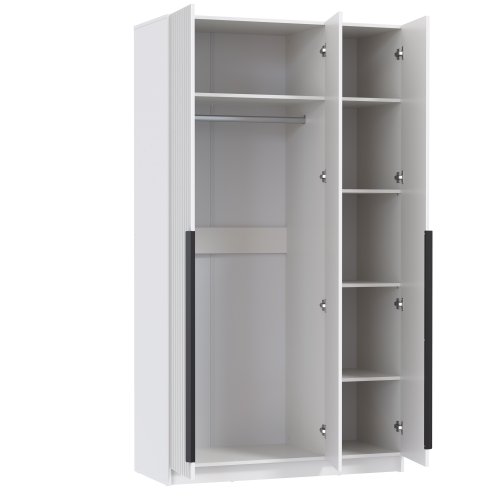 Шкаф 3-х дверный Брандо 67.15 New МДФ, белый в Екатеринбурге - gold-germes.ru | фото 2