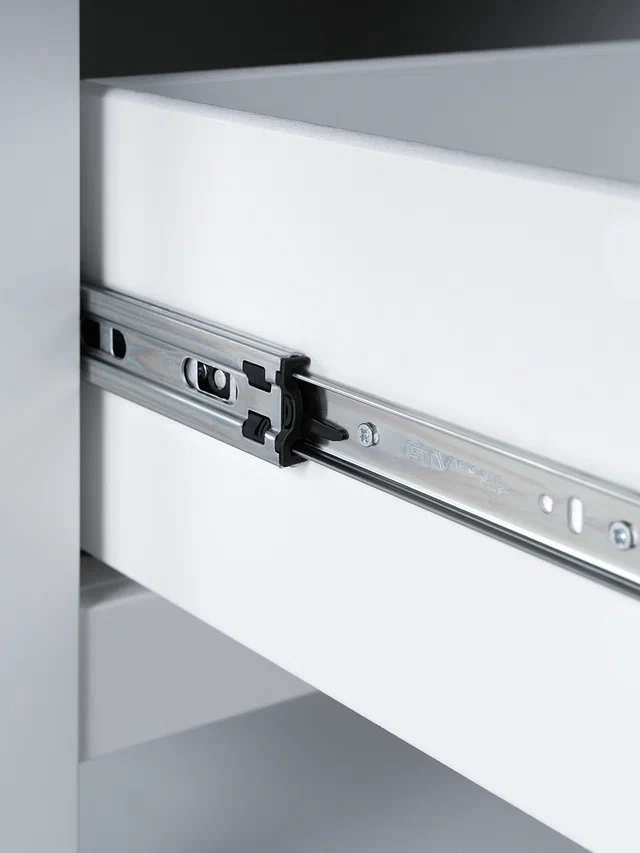 Шкаф Сага 50 с витриной, белый в Екатеринбурге - gold-germes.ru | фото 3