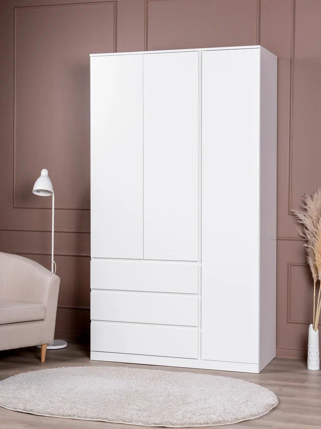 Шкаф распашной Варма Стор 120, белый в Екатеринбурге - gold-germes.ru | фото