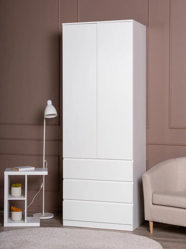 Шкаф распашной Варма Стор 80, белый в Екатеринбурге - gold-germes.ru | фото