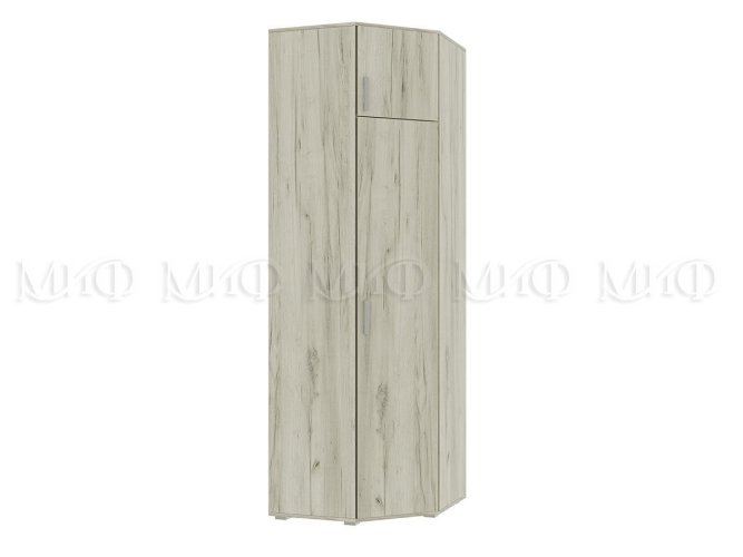 Шкаф угловой Ева New Дуб Крафт Белый в Екатеринбурге - gold-germes.ru | фото