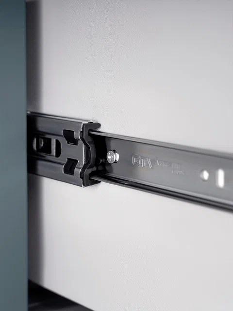 Шкаф Сага 50 с витриной, темно-бирюзовый в Екатеринбурге - gold-germes.ru | фото 3