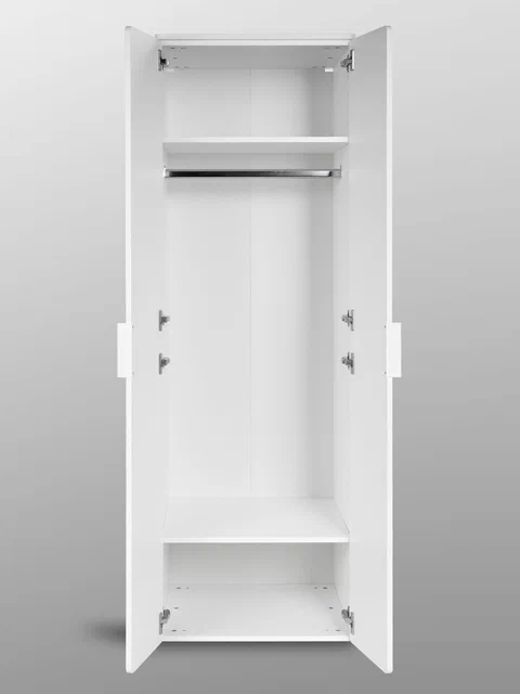 Шкаф распашной Пикси высотой 180 см, светло-розовый в Екатеринбурге - gold-germes.ru | фото 2