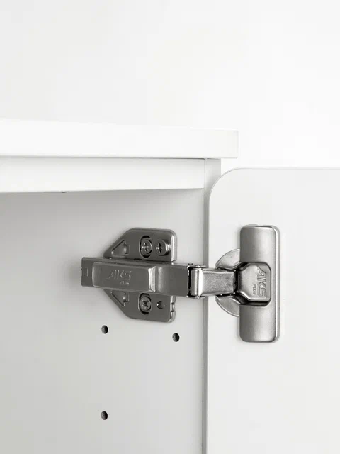 Шкаф распашной Пикси с полками высотой 120 см, голубой в Екатеринбурге - gold-germes.ru | фото 3